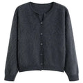 Single breasted knit cardigan for women