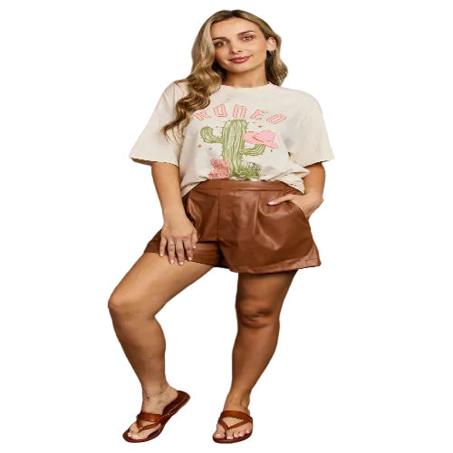 Vintage-inspired cowgirl T-shirt for women