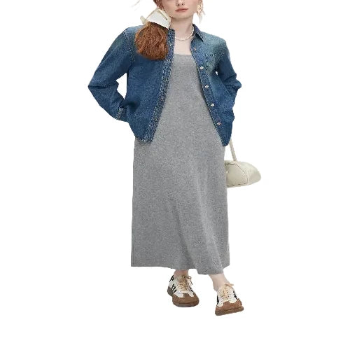 Women's Lyocell blend fit and flare dress