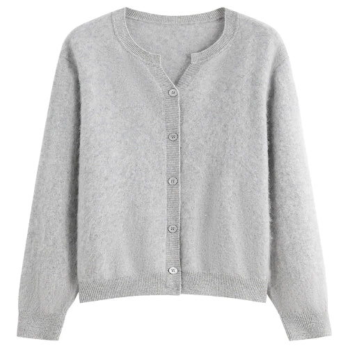 Women's cashmere blend sweater cardigan