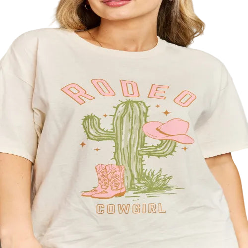 Women's casual Western graphic T-shirt