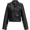 Women's full sleeve PU leather jacket