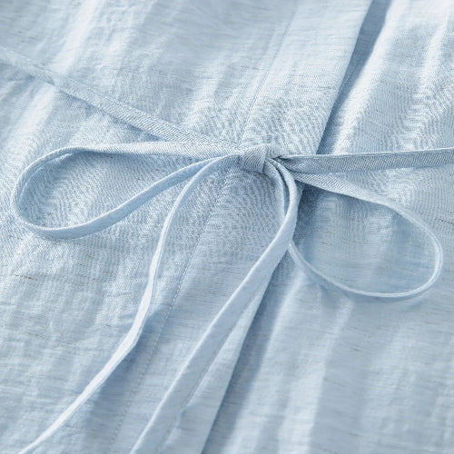 Women's linen blend mid-calf dress