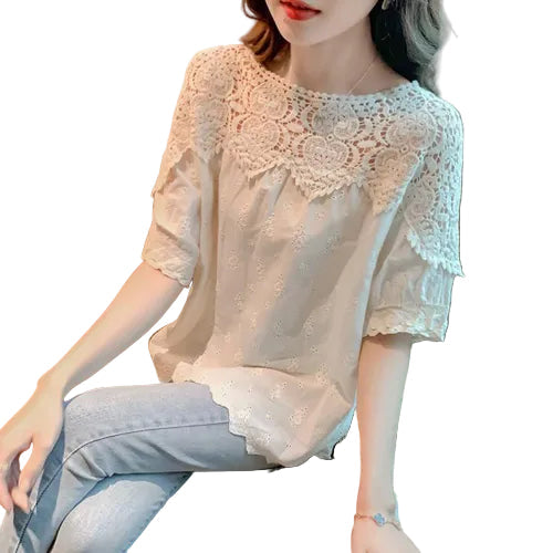 Women's solid color casual shirt